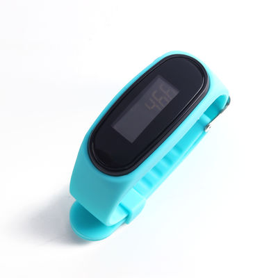Unisex Silica Ge Pedometer cơ bản Đồng hồ đeo tay phong cách Đi bộ đồng hồ Pedometer
