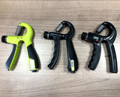 Năm ngón tay tăng cường tay cầm tập thể dục sức mạnh tập thể dục cầm tay kim loại silicone tập thể dục logo tùy chỉnh