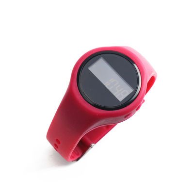 Chiếc vòng tay đếm bước tùy chỉnh với dây đeo Gel Silica ABS Case Unisex