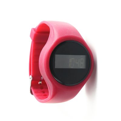 Chiếc vòng tay đếm bước tùy chỉnh với dây đeo Gel Silica ABS Case Unisex