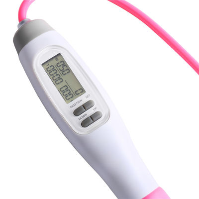 Đường dây nhảy thể dục 2.8m Turn Count Time Setting ASJ-01 Pink Fat Loss Đường dây nhảy cho thương mại trong phòng tập thể dục tại nhà