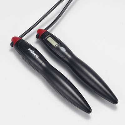 Đơn giản Đen trong nhà dây nhảy dây JS-310 với 200mm chiều dài và vòng đếm