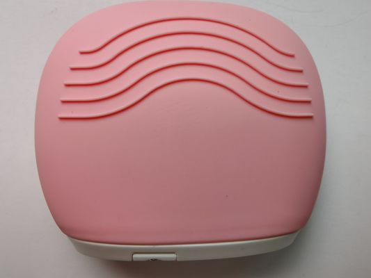 Rowgee Pink Silicone Xử lý da bàn chải da sử dụng gia đình thiết bị làm đẹp