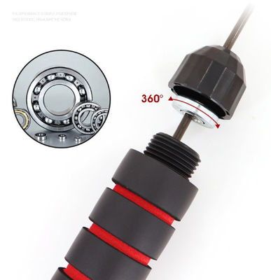 OEM Điều chỉnh tốc độ thể dục nhảy dây đỏ cho nam giới nữ xây dựng cơ bắp