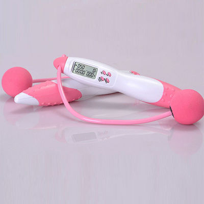 PVC nhảy dây thừng Độ dài dây thừng điều chỉnh JP-100 LCD Bảng đếm dây thừng nhảy cho tập thể dục