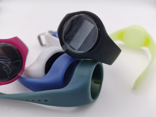 Multi Function ABS Silicone Digital Step Counter Bracelet với màn hình thời gian 24h