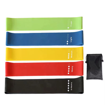Thể thao Yoga Mini Butt Sức mạnh tùy chỉnh Latex Tập thể dục Kháng cự Fitness Loop Bands Set
