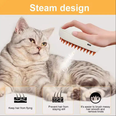 3-in-1 Cat Steam Brush bán nóng cho thú cưng Chăm sóc nước Spray loại bỏ lông ánh sáng làm sạch