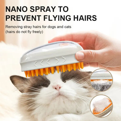 New Cute 3 In 1 Electric Spray Hair Removal Pet Grooming Comb Pet Steam Brush Cho Việc Xoa bóp Và Làm sạch