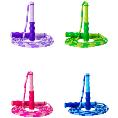 Thả dây thừng dây thừng nylon đinh mềm với chiều dài điều chỉnh và tay cầm sóng được thiết kế cho tập thể dục vừa phải và trẻ em Thể dục nhảy dây thừng