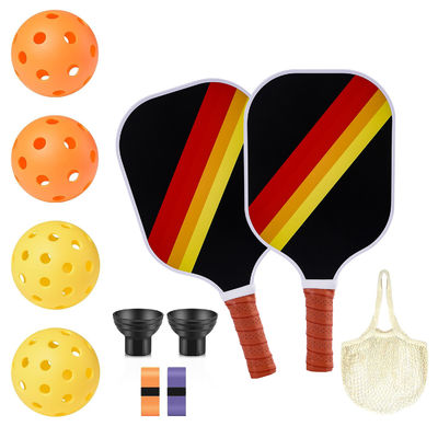 Bộ vợt pickleball sợi thủy tinh cho người lớn với 2 vợt, 4 bóng và túi đựng