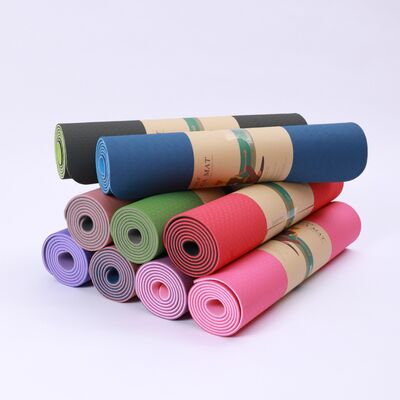 Ultra Lightweight And Portable TPE Yoga Mat cho phòng tập tại nhà và trên đường đi thực hành