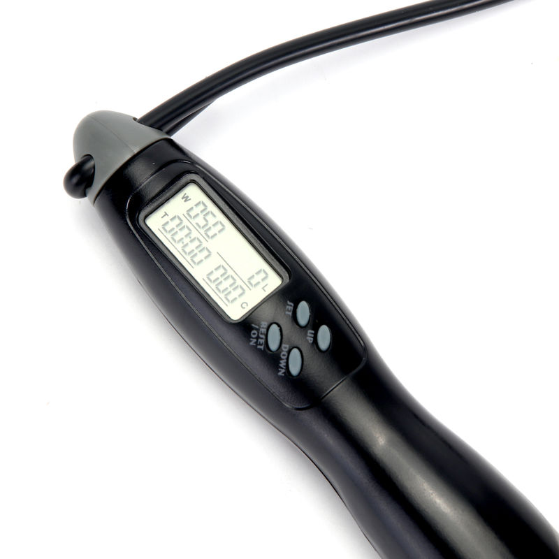 Đường dây nhảy thể dục Độ dài dây điều chỉnh JP-100 LCD Bảng đếm Đường dây nhảy cho tập thể dục thể dục