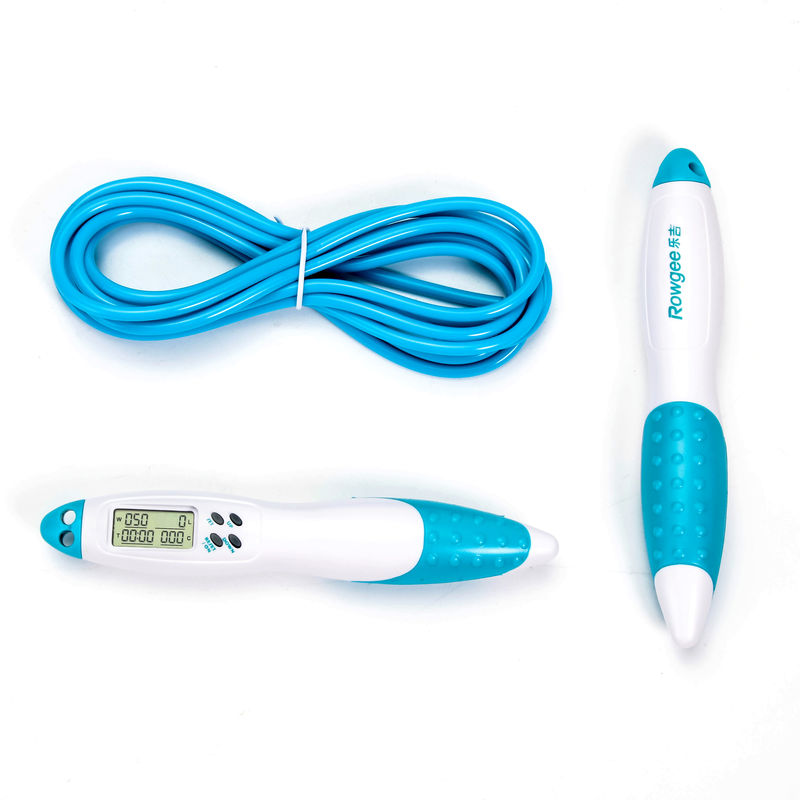 Đường dây nhảy thể dục màu xanh Unisex Home Đường dây nhảy thể dục với tốc độ mang điều chỉnh Bước nhảy JP-100