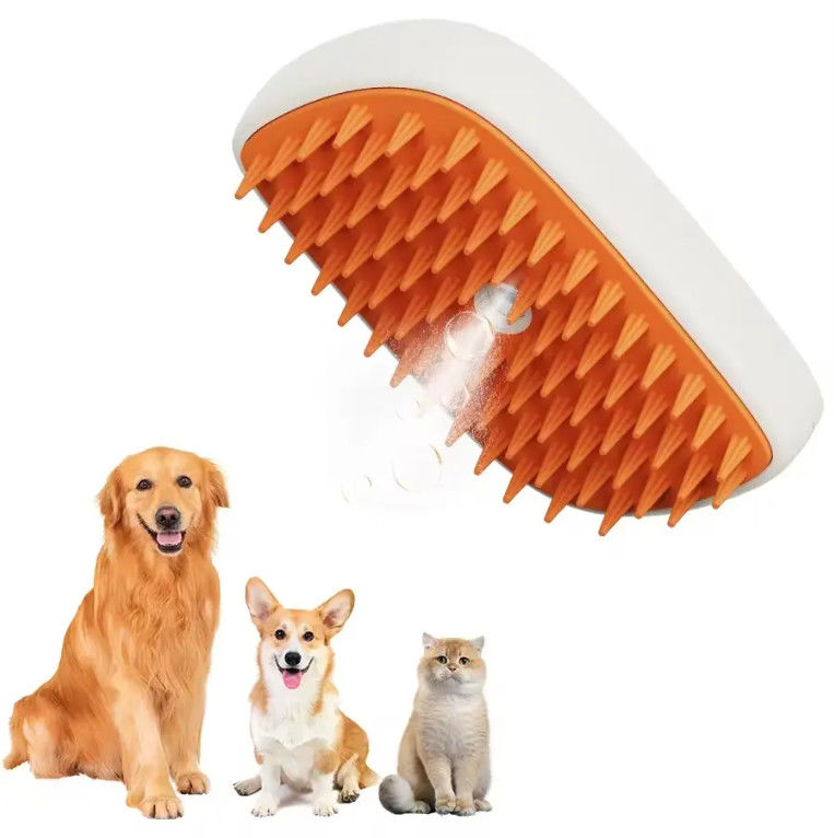 Sản phẩm bán buôn 3 trong 1 thú cưng Electric Cat Dog Steam Brush Grooming Comb With Electric Spray